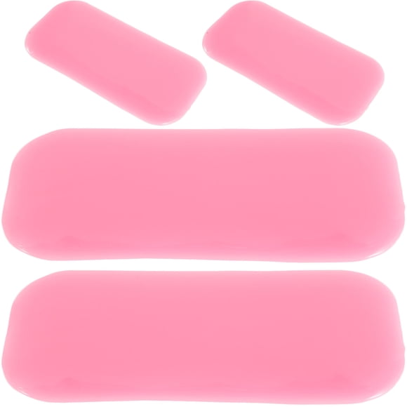 Greenadscape 4Ud Almohadillas De Silicona Para Pestañas Rosa Para Extensiones Fáciles Y Uso En Salón O Casa