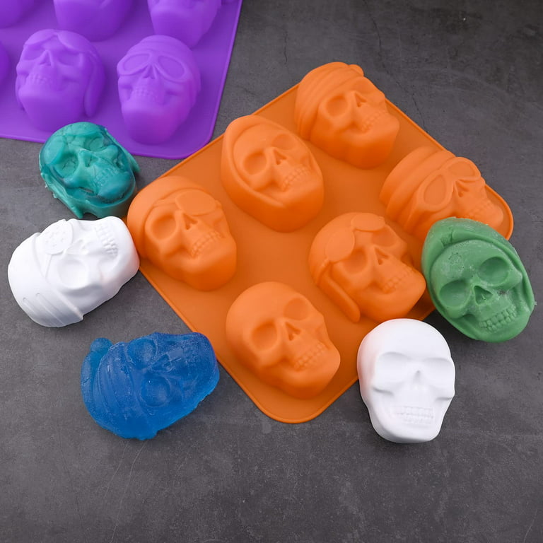 RYCORE Silicone Skull Mold for Baking, Chocolates & Desserts | Mini Mold for Candy