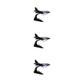 thumbnail image 1 of relayinert Authentic 1 72 Scale Diecast Jet Airforce Airline Aircraft Display Keepsake Type1 3Set, 1 of 1