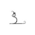 thumbnail image 2 of Acorn LBABP Leaf Single Post Bath Tissue Holder - Black, 2 of 2
