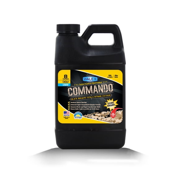 Walex Liquid Commando RV & Marine black holding tank & sensor cleaner, 32oz, Ocean Mist fragrance