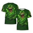 thumbnail image 7 of Ghostbusters Green T-Shirt for Men Novelty 3D Pritneted Casual Short Sleeve Tees Shirt Summer Street T Shirt Top, 7 of 7