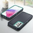 thumbnail image 6 of Dteck for Samsung Galaxy A13 5G Case, Protective Shockproof Rugged Military Drop Protection Galaxy A13 Cell Phone Cover Tough Hybrid Bumper Samsung A13 Phone Case, Deep Blue + Mint, 6 of 6