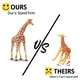 thumbnail image 5 of Figuras de animales Toymany Giraffe Family, 4 unidades para niños a partir de 3 años, 5 of 9