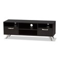 thumbnail image 1 of Baxton Studio Meuble TV Warwick 47 Pouces en Brun Foncé, 1 of 11