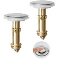 thumbnail image 1 of 2 Pack Pop Up Push Button Drain Stopper 35mm Sink Plug, Push-in Type Bounce Core Gift, 1 of 5