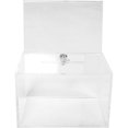 thumbnail image 4 of Donation Boxes Transparent Ballot Box Dirtproof Splashproof For Various Occasions 15.2x10.5x0.5cm Organic Glass Material 1Pcs, 4 of 5