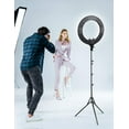 thumbnail image 4 of ESDDI 18inch LED Ring Light with Stand for Camera, YouTube, Makeup, Portrait Shooting, 4 of 8