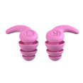 thumbnail image 3 of 1 par de reducción de tapones auditivos de silicona de 3 capas para niños de 5 a 12 años, color rosa Likrtyny Para Estrenar, 3 of 4