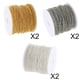thumbnail image 1 of 6 Piezas 10 Yardas/ Collar de Oro Cadenas Clave Colgantes Enlace para Joyería Fabricación Artesanía 2mm, 1 of 9