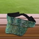 thumbnail image 2 of Gorra de verano ajustable con visera y brillantes diamantes de imitación, ligera y con visera. Verde, 2 of 9