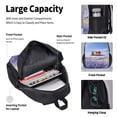 thumbnail image 4 of Pofeuu Lavender Fields Under Blue Sky Print Backpack Travel Backpacks With Lunch Bag Pencil Bag Set 3 pcs Set Cartoon Backpack, 4 of 7