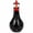 Black, variant on LEVEO Long Neck Colorful Dot Chicken Vases, Handcrafted Resin Big Eye Cartoon Rooster Sculpture Decors for Home Desktop Display Florals Arrangement(Black)