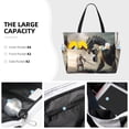 thumbnail image 3 of Pofeuu Swordsman Cool Dragon Print Beach Bag,Waterproof Sandproof Beach Tote Bag, Large Capacity Foldable Beach Bags for Women, 3 of 7