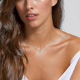 thumbnail image 2 of Collar con Inicial Yashi de Oro y Plata para Mujeres y Niñas, 2 of 5