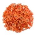 thumbnail image 2 of 100PCS 001-100 Etiquetas de oreja de ganado pre numeradas para etiquetado de ovejas color naranja, 2 of 8