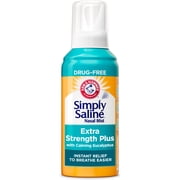 ARM & HAMMER Simply Saline Extra Strength Plus Eucalyptus Nasal Spray for Severe Congestion, 4.6 oz