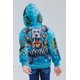 thumbnail image 4 of Sudadera con capucha Minecraft Creeper Zombie Steve para niños Turquesa 10-12, 4 of 5