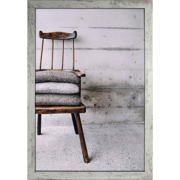 Hometrends Museum Perfection 16x20in Poster Frame, Decorative Wall Poster Frame, Picket White Finish