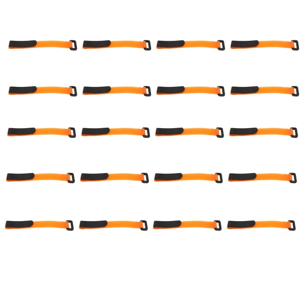 Correa de gancho y bucle con hebilla Bridas de plástico duraderas de nailon con hebilla para bridas de cables 20x300mm YUNYI BRAND Deportes