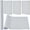 Gray 02, variant on 1Sheet Faux Suede Book Covers Notebook Wraps Rectangle Light Blue 300x1300mm