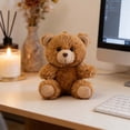 thumbnail image 4 of Kbndieu Teddy Bear Stuffed Animals, Small Brown Teddy Bear Plush Toy Birthday Christmas Valentines Day Gift for Kids Girl Friends, 4 of 7