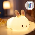 thumbnail image 4 of Lámpara de Noche Animal Bunny Sunnimix Silicone Con Control Remoto, 4 of 7