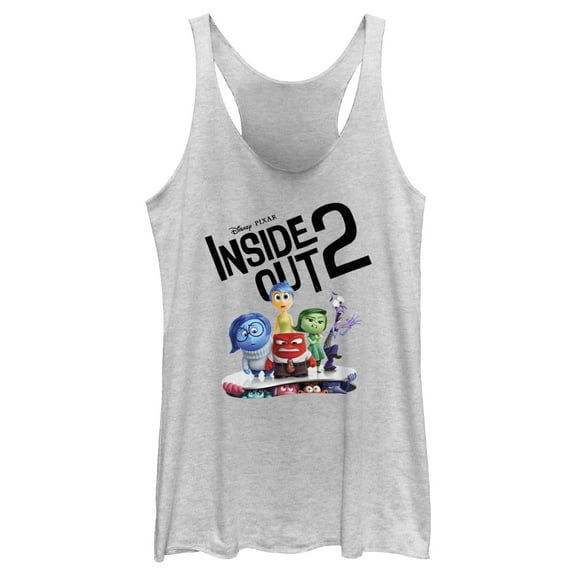 Women's Inside Out 2 Logo New Emotions Racerback Tank Top