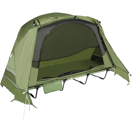 REDCAMP 1 Person Camping Cot Tent, Waterproof Folding Tent with Carry Bag, Instant Tent for Outdoor/Hiking/Traveling/Picnic, Army Green 75x28x48inch