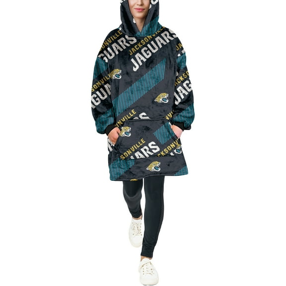 Pegasus Jacksonville Jaguars 60" x 80" Repeat Logo Hoodie Bloncho