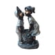 thumbnail image 2 of Fiudx Estatua de Jardín de Niño y Niña, Diseño Antiguo Caprichoso, Acabado Patinado Pintado a Mano, Decoración de Jardín, Acento para Porche Exterior, Fuente de Agua Relajante, Escultura con Luz Led,, 2 of 7