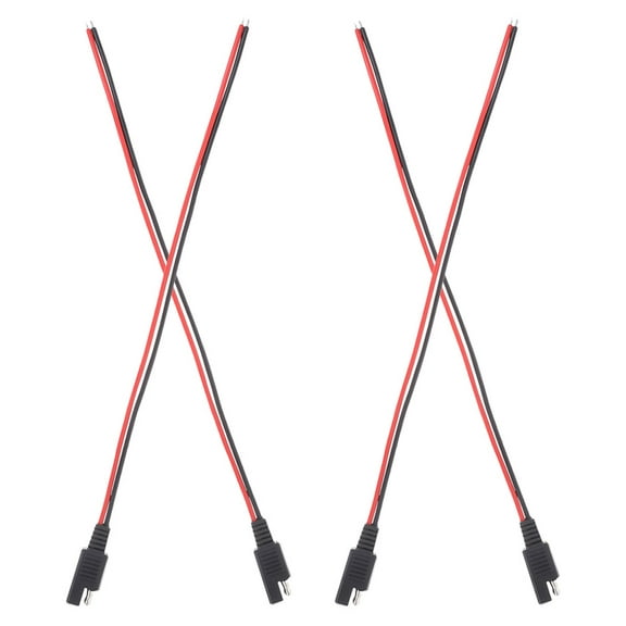 WORGEOUS 4 Pcs Vehicle Solar Panel Cable Wire Station Car Battery Wire 30.00X1.50X0.80CM