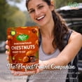thumbnail image 3 of NUTJOI Roasted Chestnuts Ready to Eat, Peeled & Cooked Whole Chestnuts, Vegan & Gluten-Free Snack, 3.5 oz (Pack of 12), 3 of 5