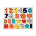thumbnail image 4 of Forma de Número Regalo Interactivo Educación Temprana Tablero Sensorial Juguete 3D Montessori Rompecabezas de Madera Duradero Tablero para Niñ SM SunniMix Tablero ocupado del juego de números, 4 of 8