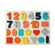 thumbnail image 4 of Forma de número Regalo interactivo Tablero sensorial educativo temprano Juguetes 3D Montessori Rompecabezas de madera duradero Tablero, 4 of 9