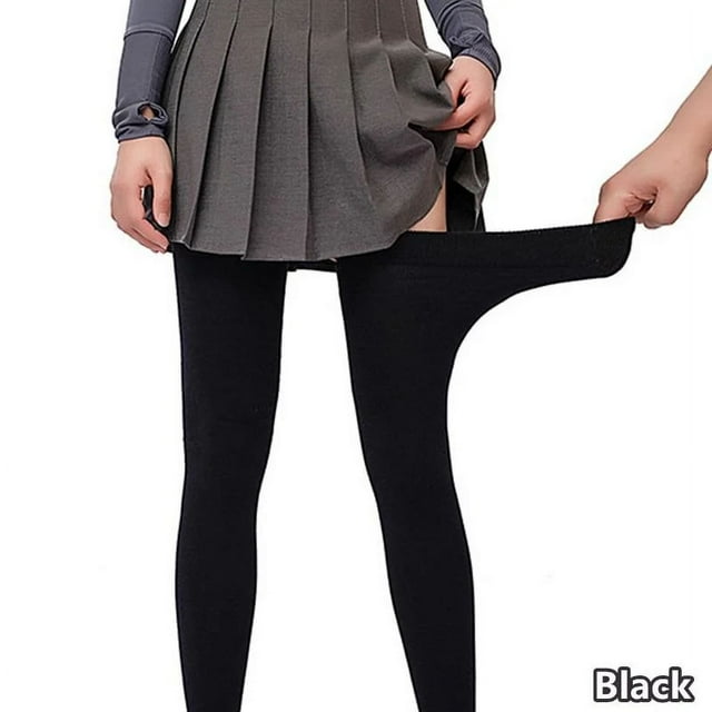Oversized Striped Over Knee Socks Plus Size Thigh High Socks XXXXL Black Plus size