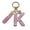 Pink, variant on Alloy Rhinestone Initial Letter(A-Z) Keychains for Women Girls - Bling Sparkly Alphabet Keychain Charms for Backpack, Handbag, Purse - Cute Durable Gift Idea