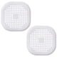 thumbnail image 1 of Paquete de 2 atrapacabellos para desagüe de ducha, accesorios de baño, cubierta de drenaje de silicona duradera, tapón para el cabello con ventosas para ducha, cocina, baño, forma de corazón, 1 of 5