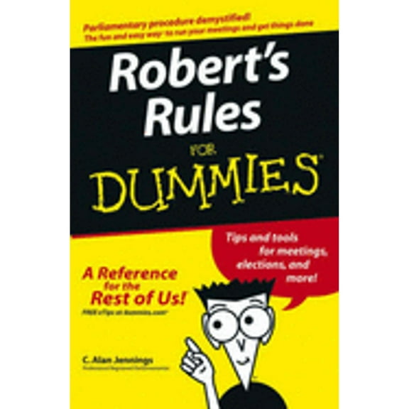 Pre-Owned Robert's Rules For Dummies Paperback