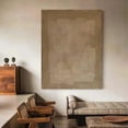 thumbnail image 4 of Handmade Beige Abstract Painting Brown Painting Wabi-sabi Wall Art Earth Tones Painting Geometric Wall Art Large Wall Decoration, 4 of 9