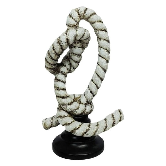 BNNG Creative Knot Rope Statue, Coffee Table Decor, Neutral Home Decor Shelf Decor, Modern Farmhouse Living Room Decor, Home Decorations for Living Room Boho Table Decor