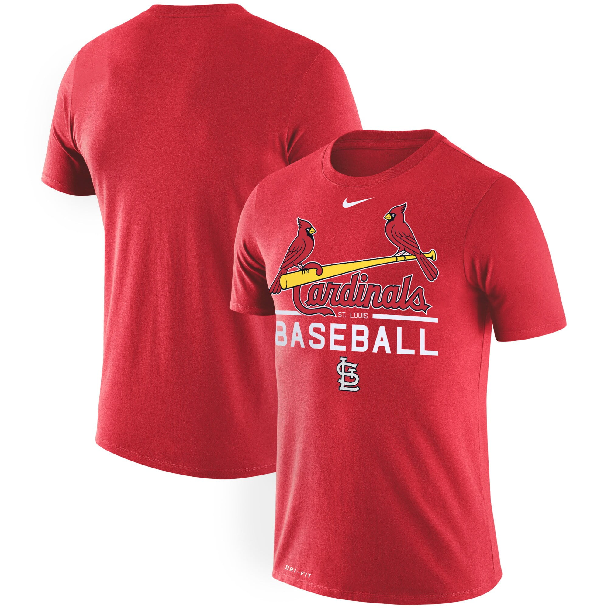 St. Louis Cardinals Nike Practice Performance T-Shirt - Red - Walmart ...