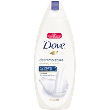 Dove Deep Moisture Nourishing Body Wash, Sulfate-Free, 12 oz