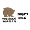 thumbnail image 2 of Trouble Maker Bear Personalized Name Zoo Africa Zebra Lion Safari Jungle Endangered Species Hippo Alligator Giraffe Tiger Wilderness Holiday Gift Ideas Wall Decal Sticker - Size: 20 In X 12 In, 2 of 5