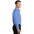 thumbnail image 3 of Port Authority S663 SuperPro Twill Shirt, White, 4XL, Mens Casual Button Down Shirts, 3 of 6