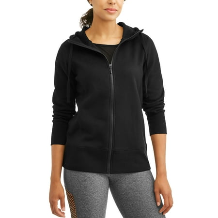 Avia Women's Active Cold Weather Full Zip Tunic Length Hoodie