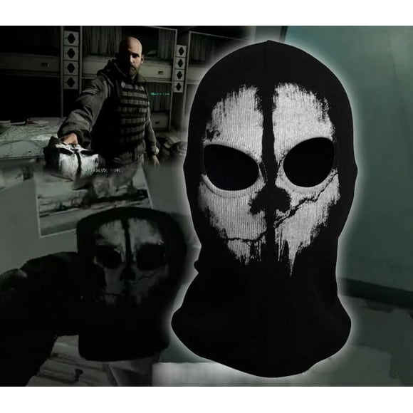 Balaclava Skull Face Mask Ghost Cosplay Skateboard Hood Costume Call of Duty 10