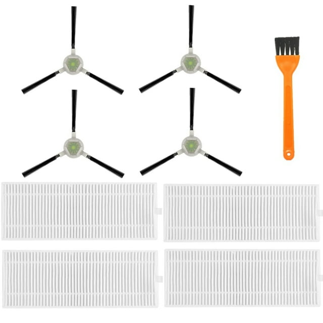 Accesorios de Cepillo Lateral de Filtro HEPA de Repuesto para Robot Aspirador Life K2 K4 M210 M210S M210B M213