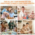 thumbnail image 7 of XUEYU 352 Pcs Cake Decorating Kit, Cake Baking Supplies with 48 Round Piping Tips,6 Korean Tips 4 Russian Tips, Baking Set with Non-slip Turntable, Baking Supplies Tools for Beginners,Plastic, 7 of 7