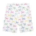 thumbnail image 4 of joogoo Bows Art Lines Girls Lined Shorts Bike Dance Bottoms 5T, 4 of 7